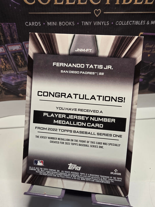 SINGLE | 2022 Topps Fernando Tatis Jr. Jersey Medallion