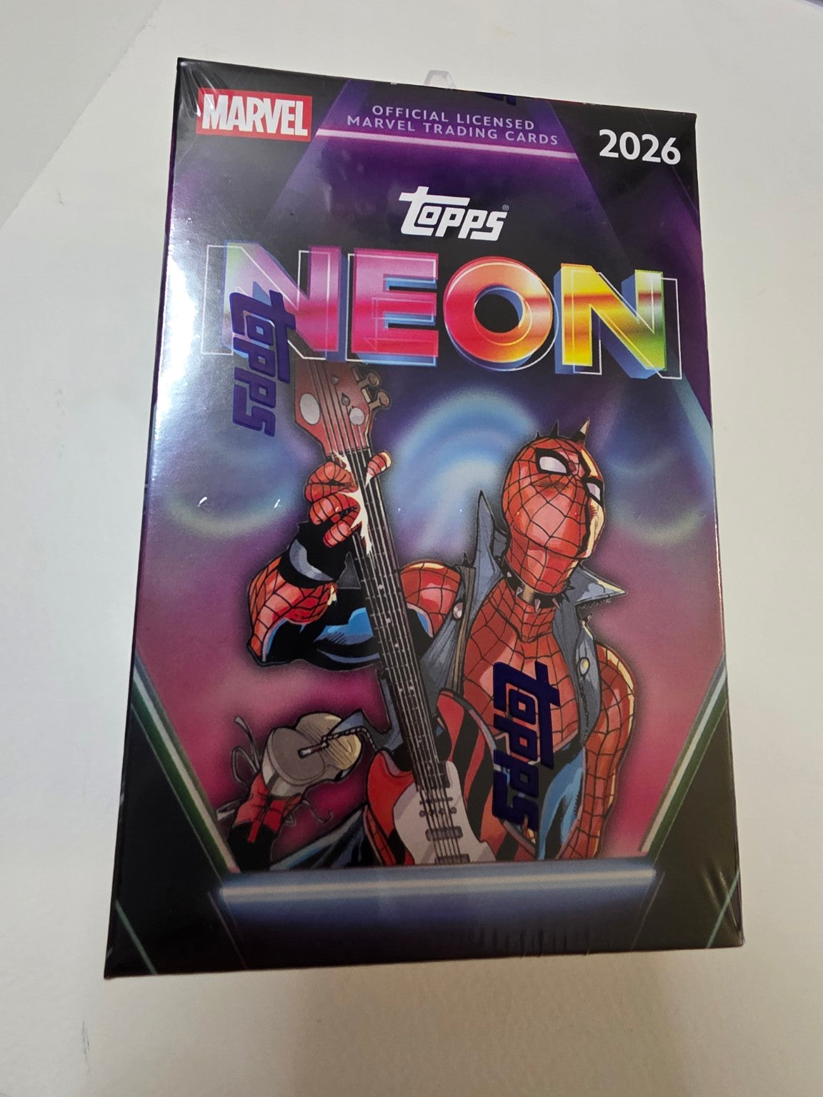 2026 Topps Marvel Neon sealed blaster box front