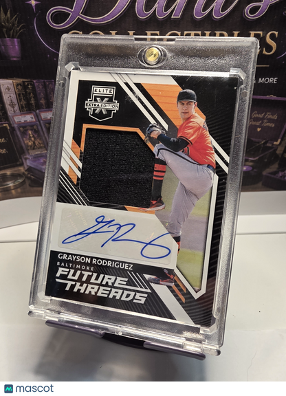 SINGLE | 2021 Panini Elite Grayson Rodriguez Future Threads Auto