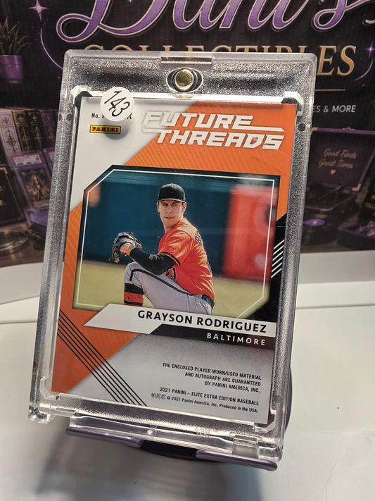 SINGLE | 2021 Panini Elite Grayson Rodriguez Future Threads Auto