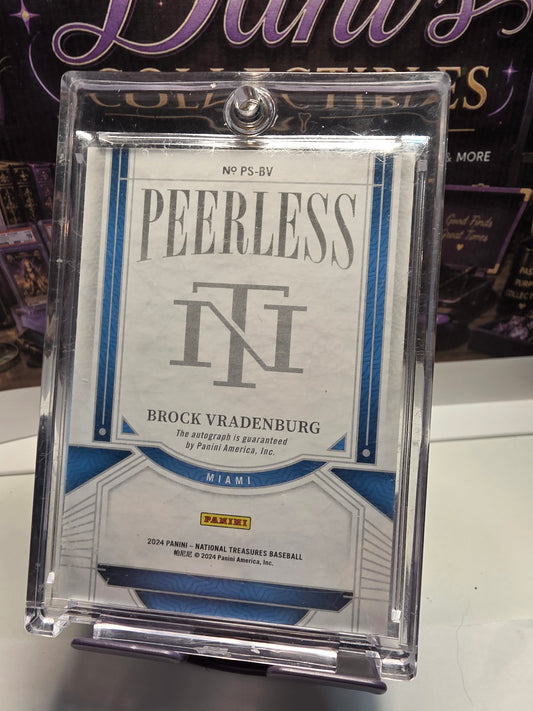 SINGLE | 2024 Panini National Treasures Brock Vradenburg /10