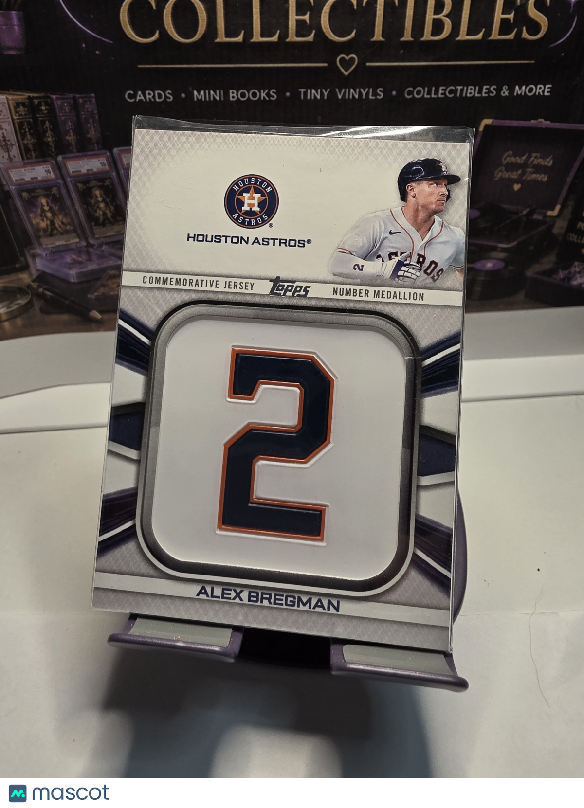SINGLE | 2022 Topps Alex Bregman Jersey Number Medallion