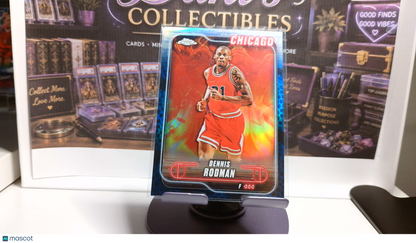 2025 Topps Chrome Dennis Rodman #95 Blue Refractor
