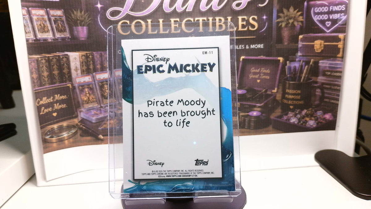 SINGLE | 2026 Topps Chrome Disney Pirate Moody #EM-11