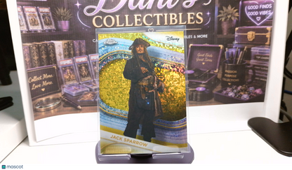 SINGLE | 2025 Topps Chrome Disney Mini Yellow Diamond Jack Sparrow (Johnny Depp) #3