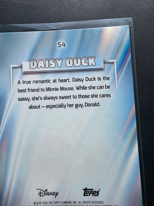 2026 Topps Chrome Disney Daisy Duck Parallel/Variety 001/150 #54