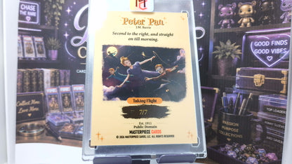 SINGLE | 2026 Masterpiece Cards Peter Pan Peter Pan and Wendy 7/7 Taking Flight