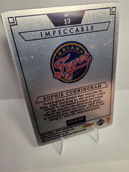2025 Panini Impeccable WNBA Basketball Stainless Stars Sophie Cunningham #13