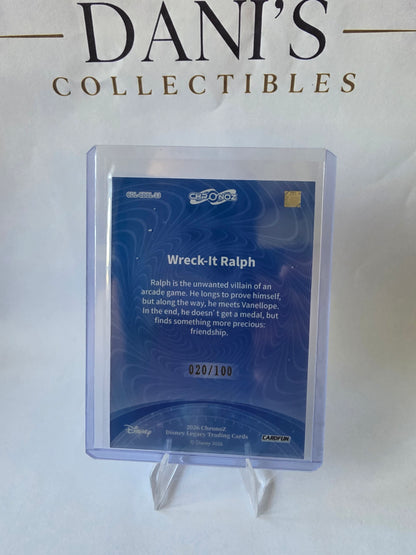 SINGLE | Card.Fun Chronos | 2026 Disney Legacy Wreck-It Ralph #CH-DB-43 020/100