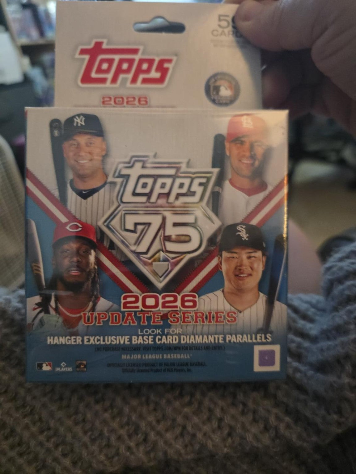 2026 Topps 75 Update Series sealed baseball hanger box