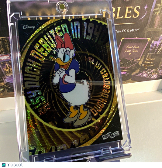 Chronoz Disney Debut in 1940 Daisy Duck Hologram Trading Card 88/100