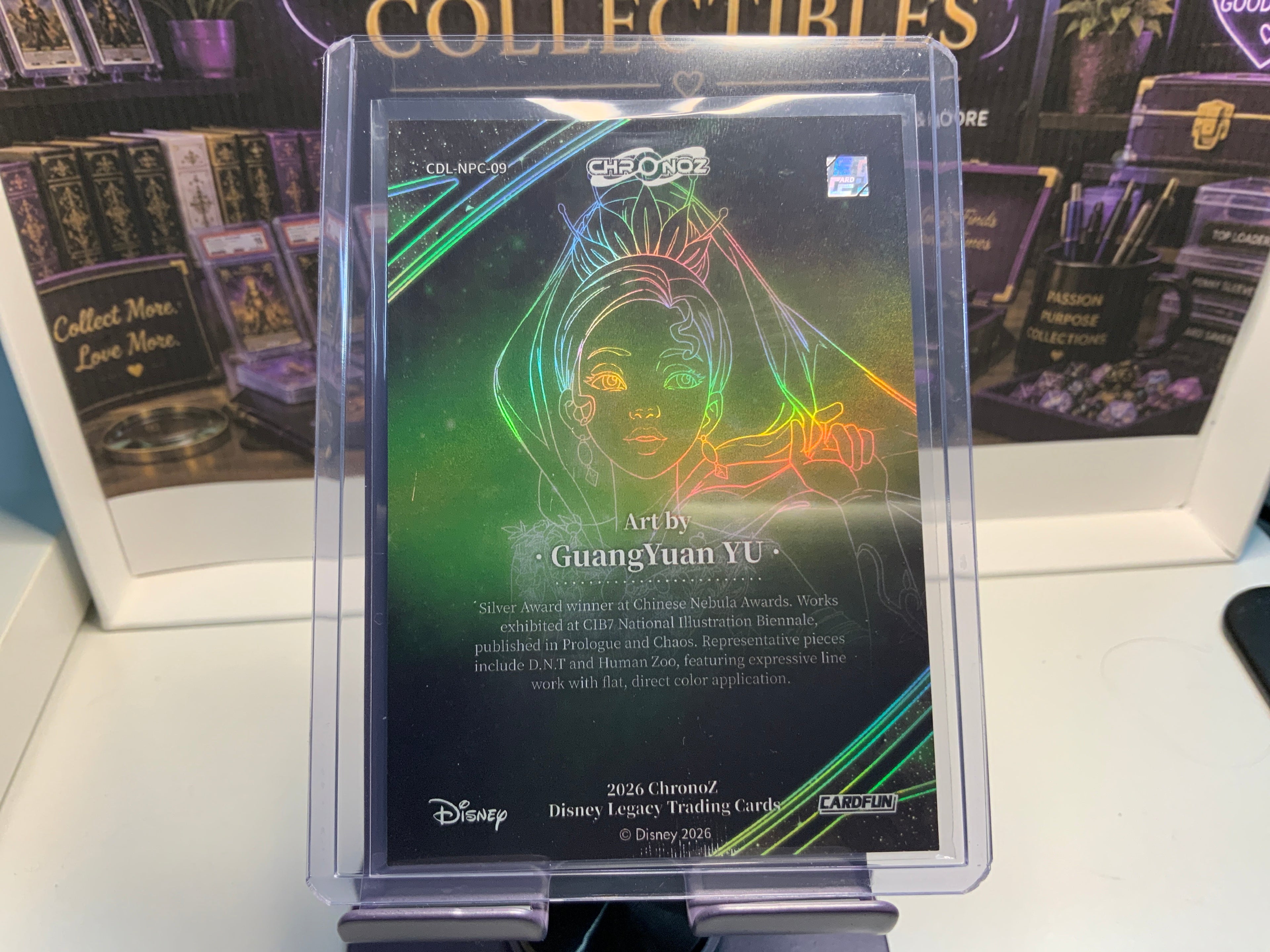 2026 Card.Fun Disney ChronoZ Tiana Nova Princess CDL-NPC-09 SSP