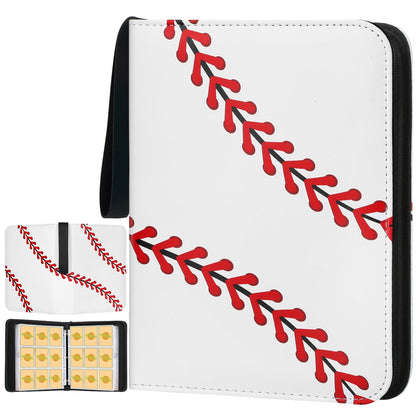 STORAGE - GERMUN 9 Pocket Trading Card Binder,900 Cards,50 Pages, Double Sided Pockets PU Cover Zipper Collection Album Folder for Standard MTG, TCG, Sports Cards (Black)