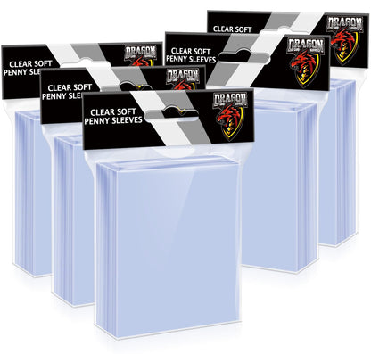 1200 Counts Card Sleeves Top Loaders for Trading Cards, Penny Soft Sleeve Baseball Card Sleeve Protectors Fit for Sports Cards, Football,Game Cards