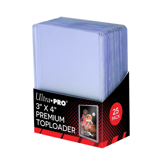 STORAGE | 3" x 4" Ultra Clear Premium Toploaders (25ct)