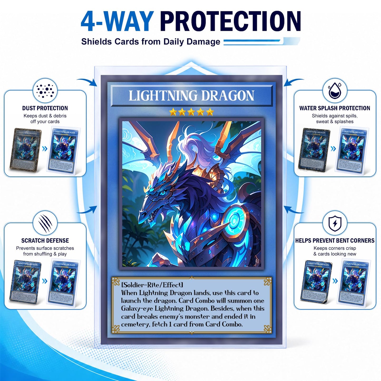 1200 Counts Card Sleeves Top Loaders for Trading Cards, Penny Soft Sleeve Baseball Card Sleeve Protectors Fit for Sports Cards, Football,Game Cards