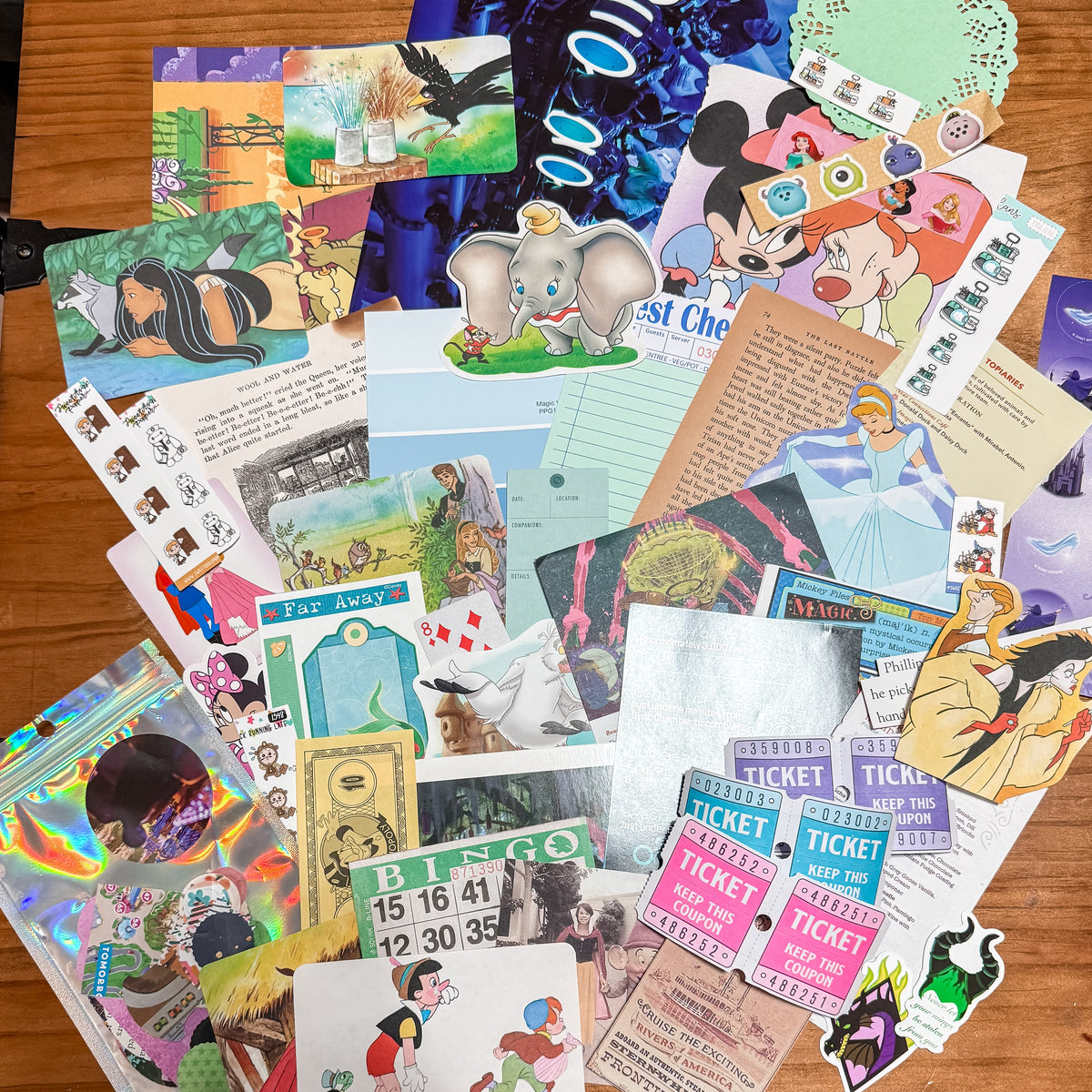White Rose Recycled: Junk Journal Kit - Disney Themed Kits