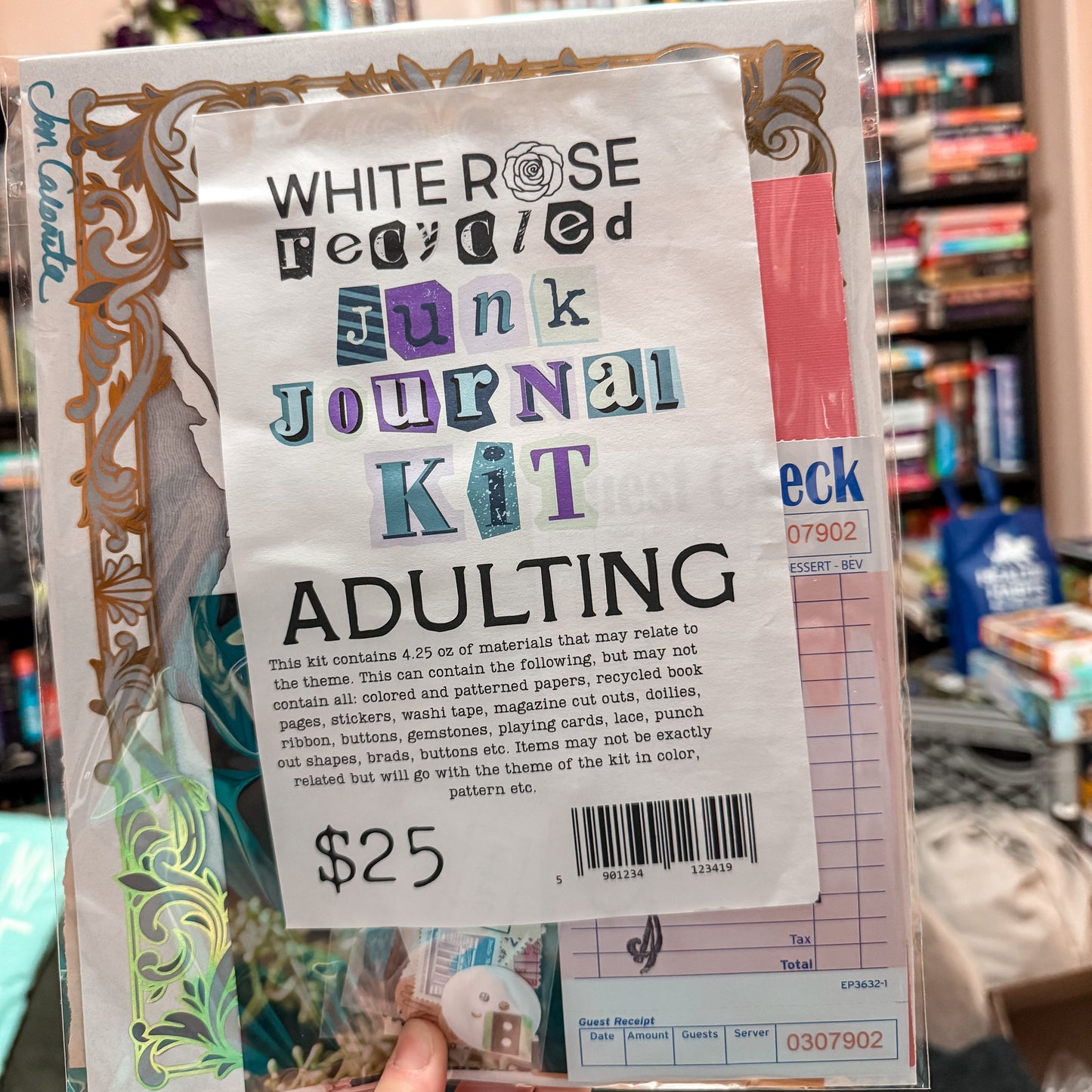 White Rose Recycled: Junk Journal Kit - Adulting Themed Kits