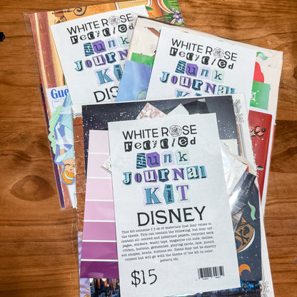 White Rose Recycled: Junk Journal Kit - Disney Themed Kits