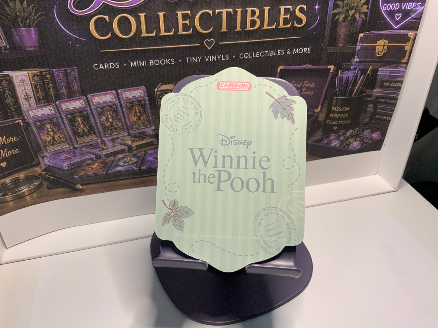 SINGLE | Card.Fun - Winnie the Pooh | Tigger 5 of Clubs - DieCut Foil Card WH02-SR18