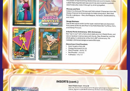 NEW 2026 Topps Disney NEON series Value and Mega edition anime collectible card star card sealed box holiday surprise gift