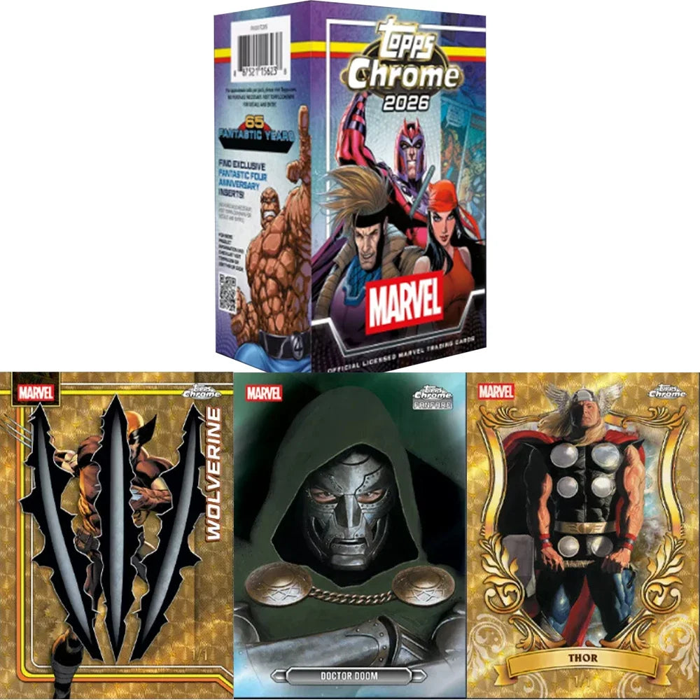 2026 Topps Chrome Marvel Collectible Cards