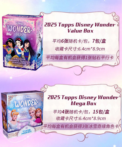 Topps 2025 Disney Wonder Collectible Card Box