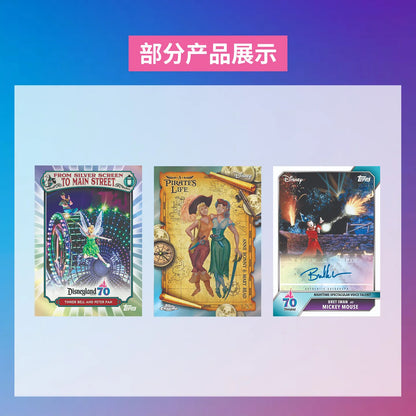 2025 Topps Disney Card Disneyland 70th Anniversary Commemorative Genuine Trading Cards Toys Holiday Birthday Gifts