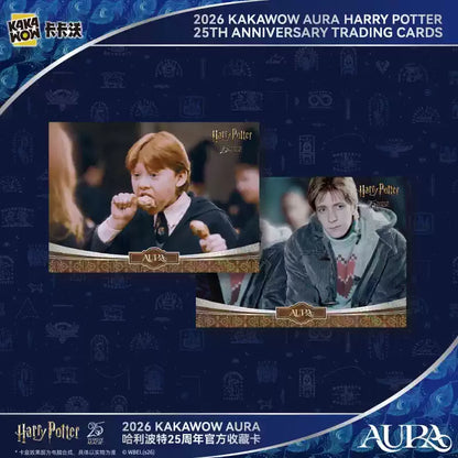 KAKAWOW 2026 AURA Harry Potter 25th Anniversary Trading Cards Box