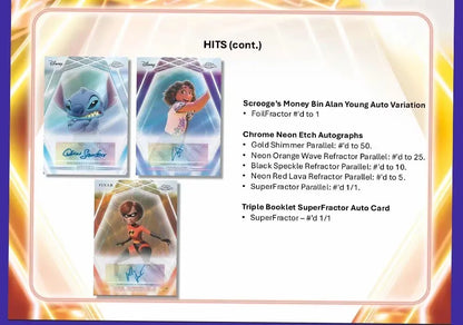 NEW 2026 Topps Disney NEON series Value and Mega edition anime collectible card star card sealed box holiday surprise gift