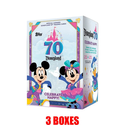 2025 Topps Disney Card Disneyland 70th Anniversary Commemorative Genuine Trading Cards Toys Holiday Birthday Gifts