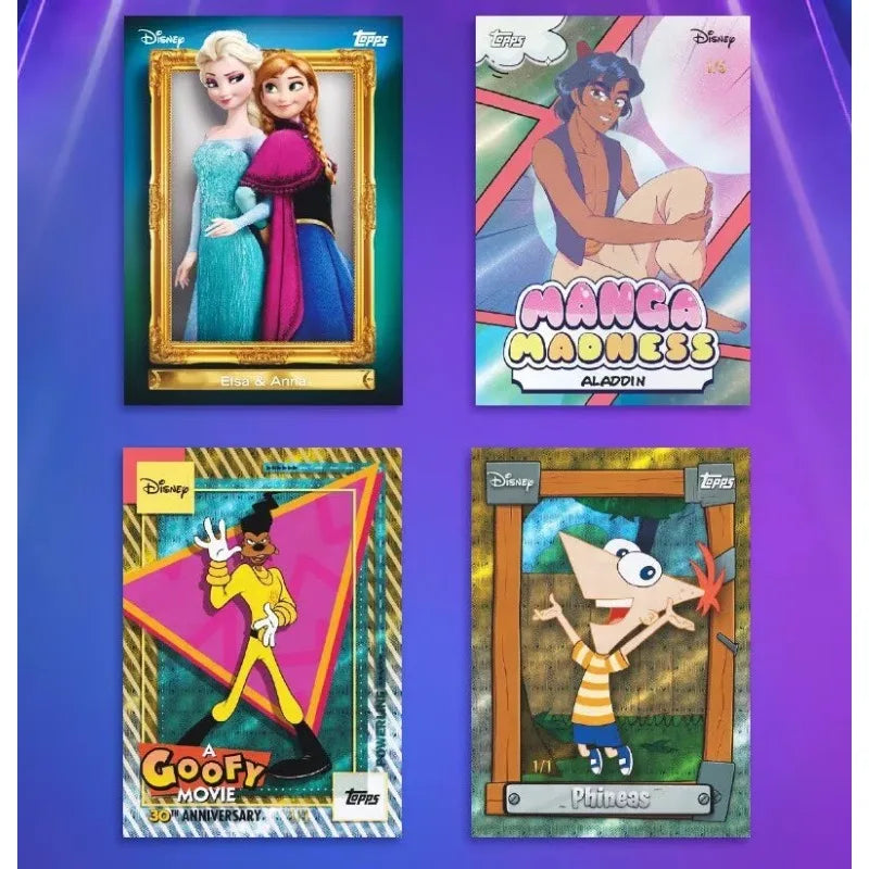 NEW 2026 Topps Disney NEON series Value and Mega edition anime collectible card star card sealed box holiday surprise gift