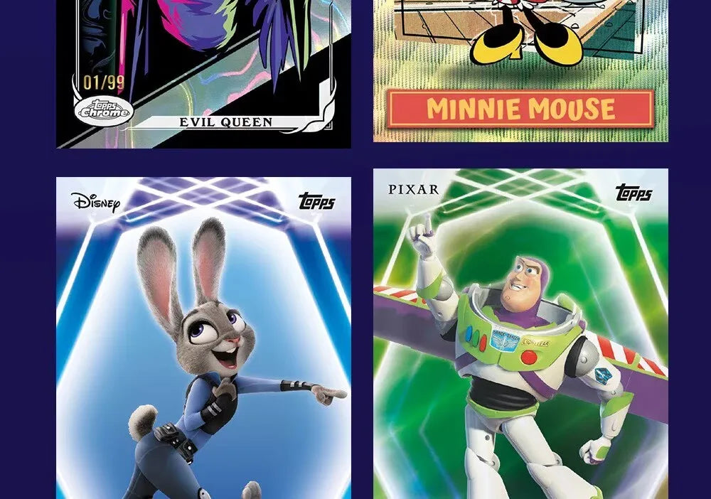 NEW 2026 Topps Disney NEON series Value and Mega edition anime collectible card star card sealed box holiday surprise gift