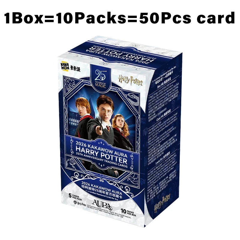 KAKAWOW 2026 AURA Harry Potter 25th Anniversary Trading Cards Box