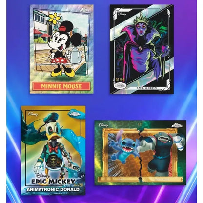 NEW 2026 Topps Disney NEON series Value and Mega edition anime collectible card star card sealed box holiday surprise gift