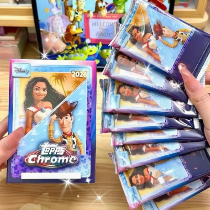 2026 Topps Disney Chrome and Neon Collectible Trading Cards Sealed Box