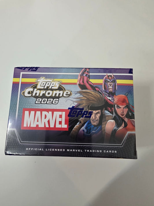 SINGLE PACK - 2026 Topps Chrome Marvel Blaster