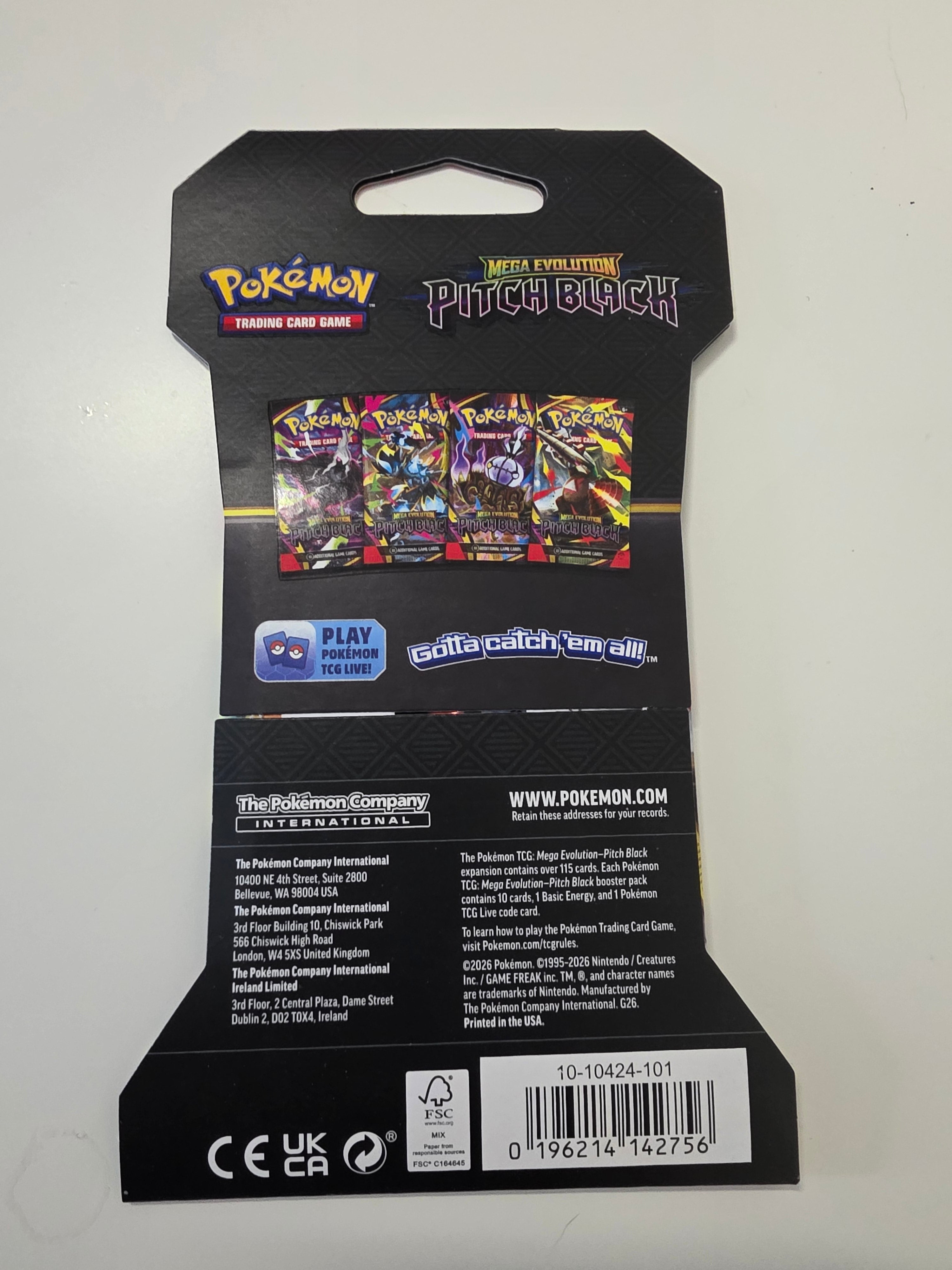 Pokémon Pitch Black Blaster Pack