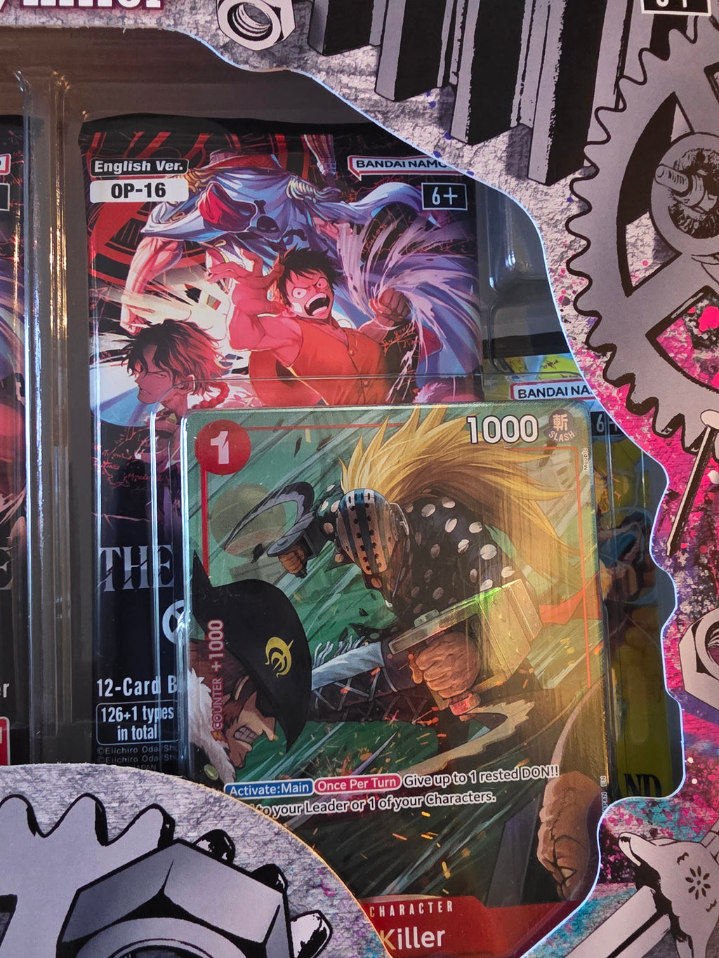 One Piece Card Game Illustration Box – Kid / Killer – English Version
