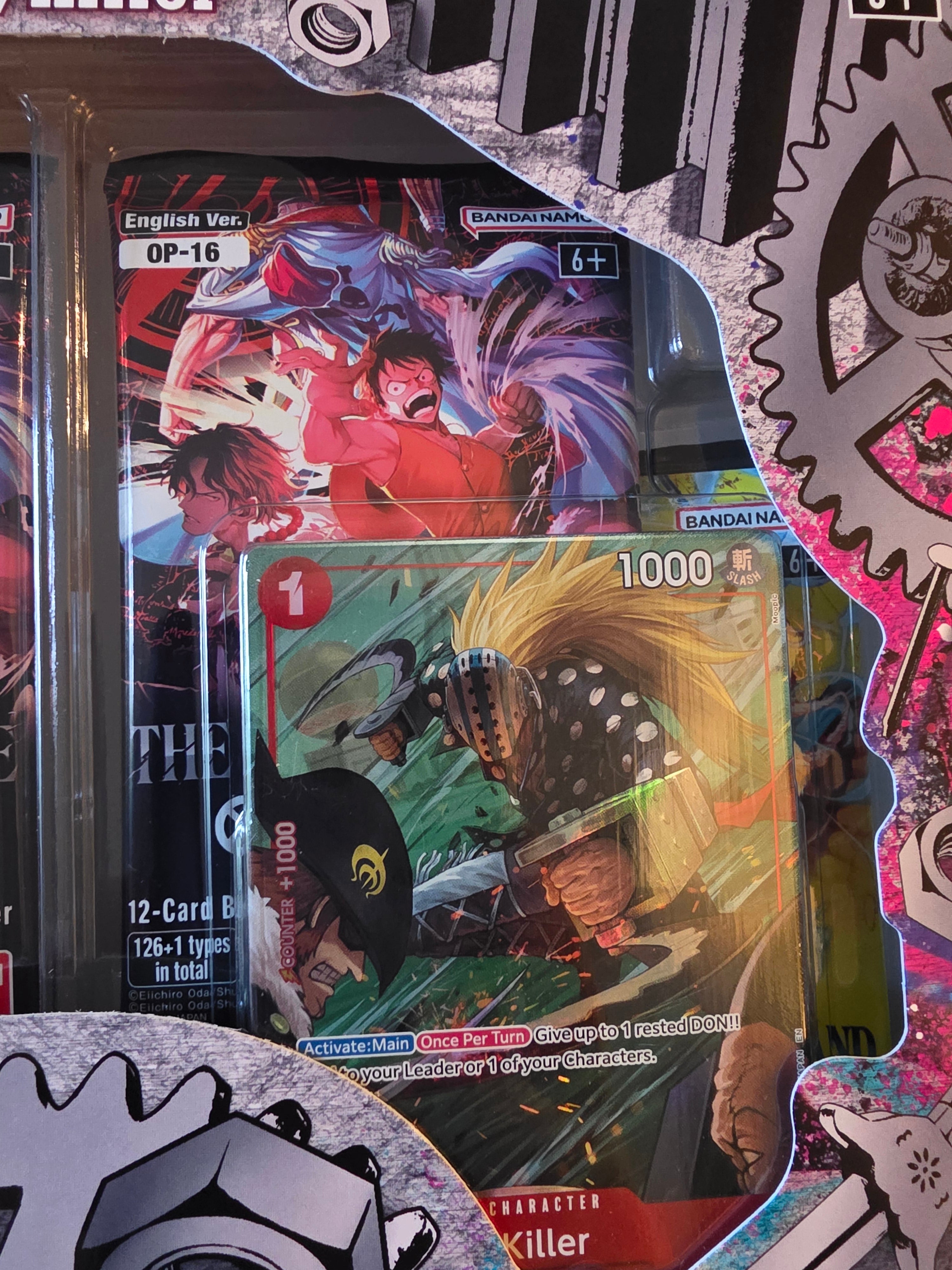 One Piece Card Game Illustration Box – Kid / Killer – English Version