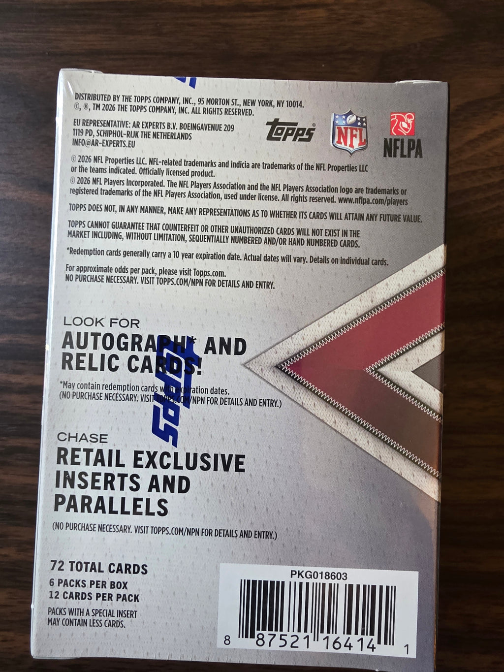 SINGLE PACK - 2026 Topps Flagship Football trading cards