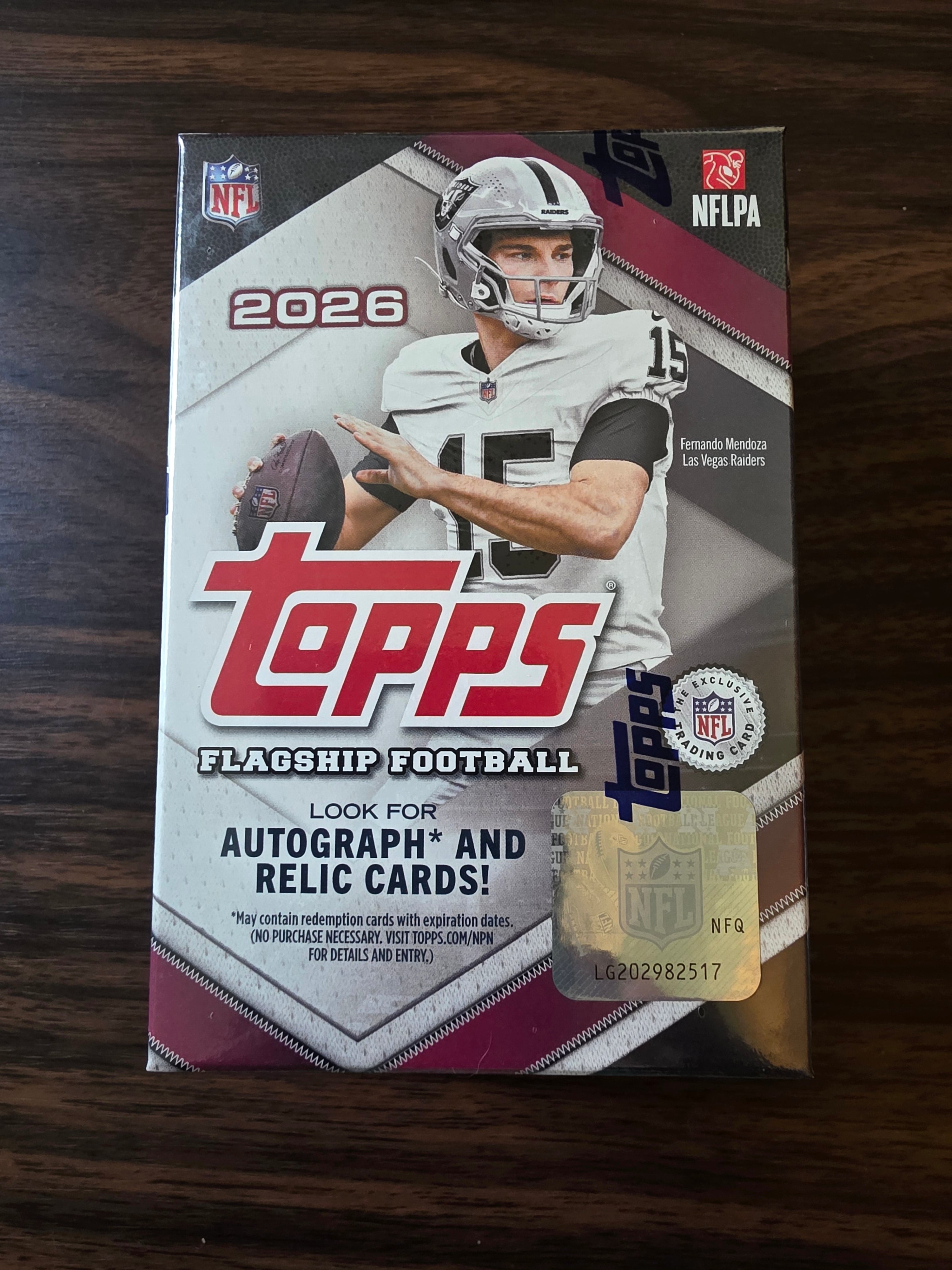 SINGLE PACK - 2026 Topps Flagship Football trading cards