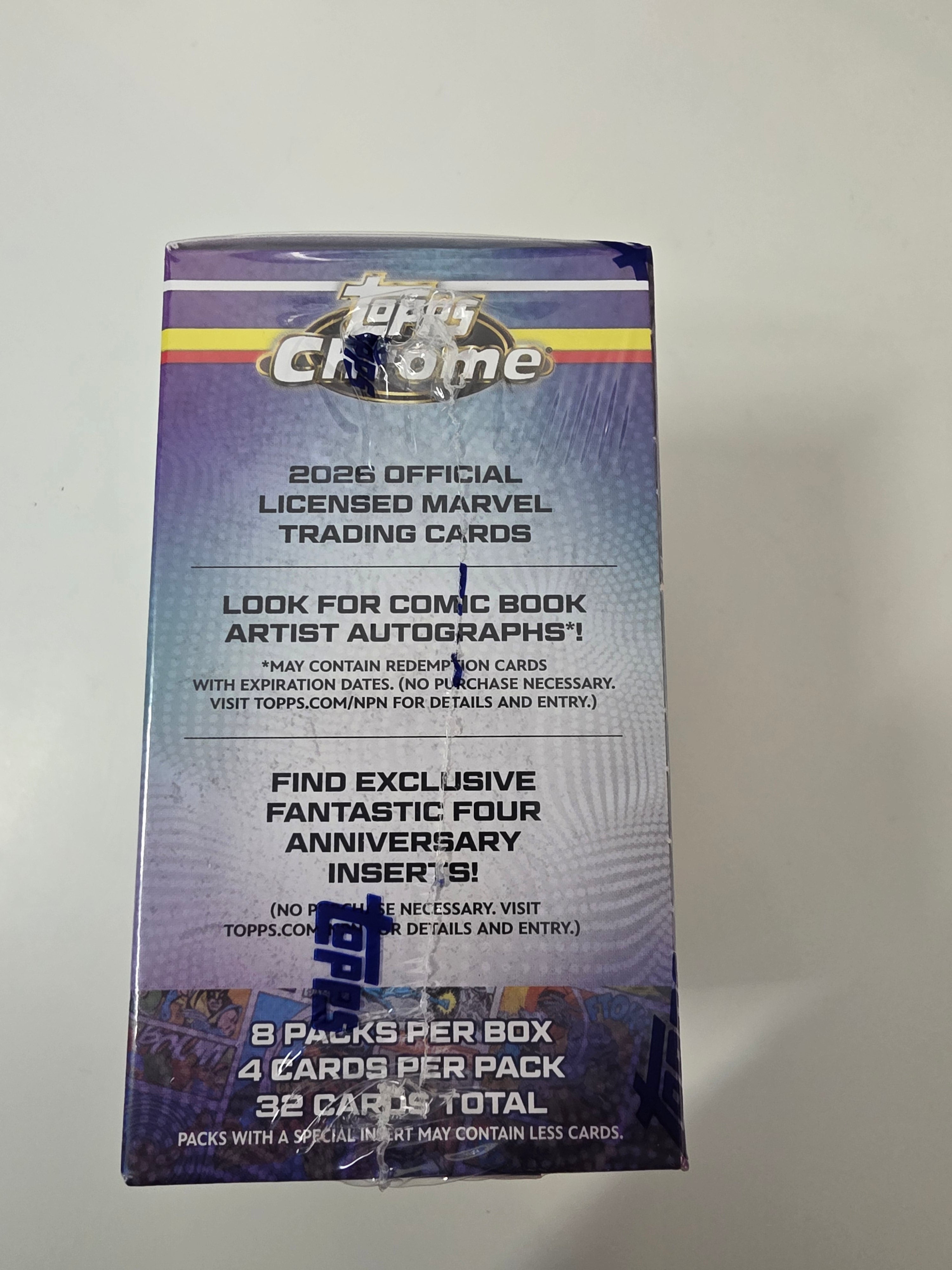 2026 Topps Chrome Marvel Blaster Box