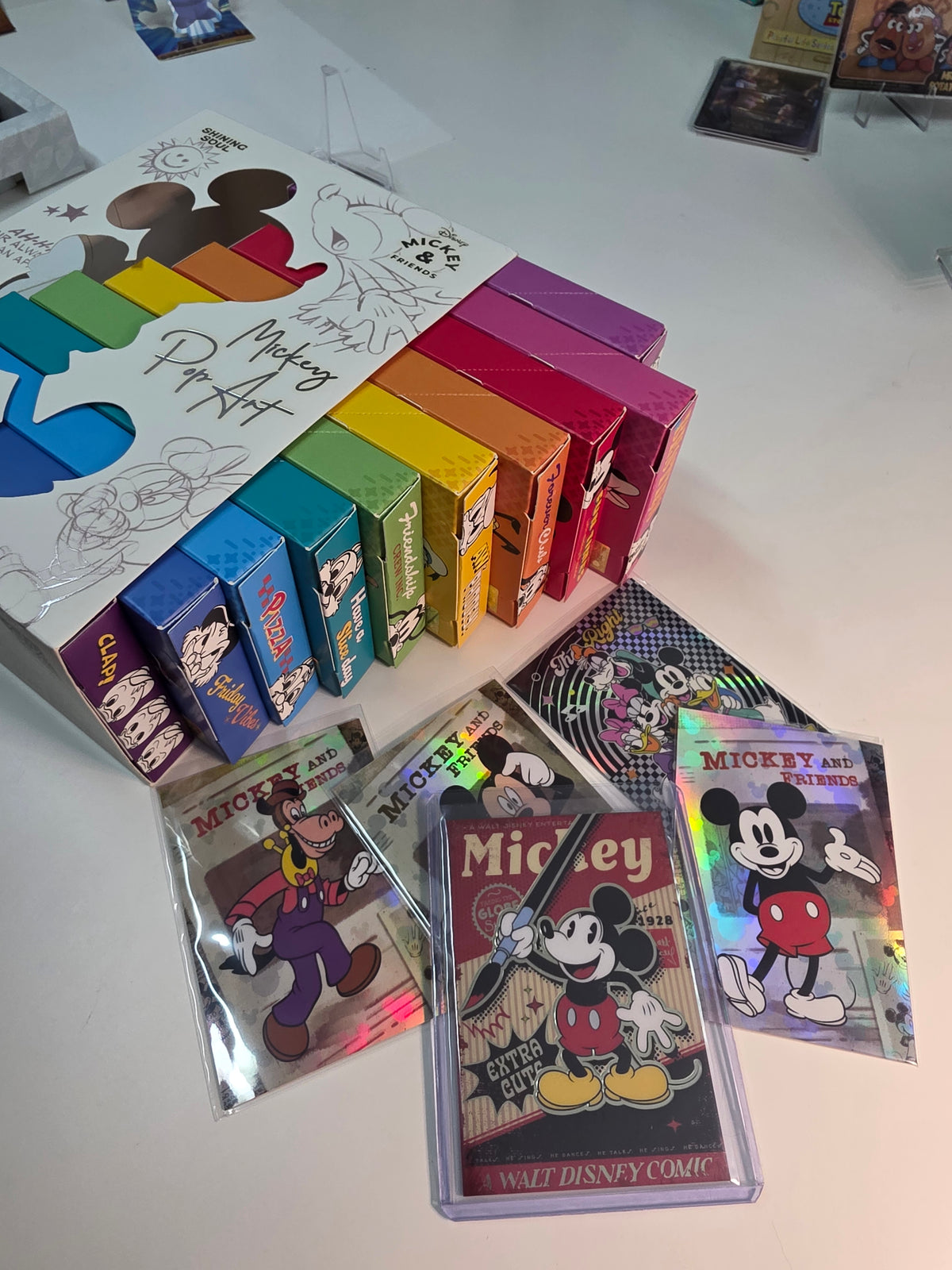 SINGLE PACK - 2026 ShiningSoul Disney Mickey & Friends Pop Art Trading Cards