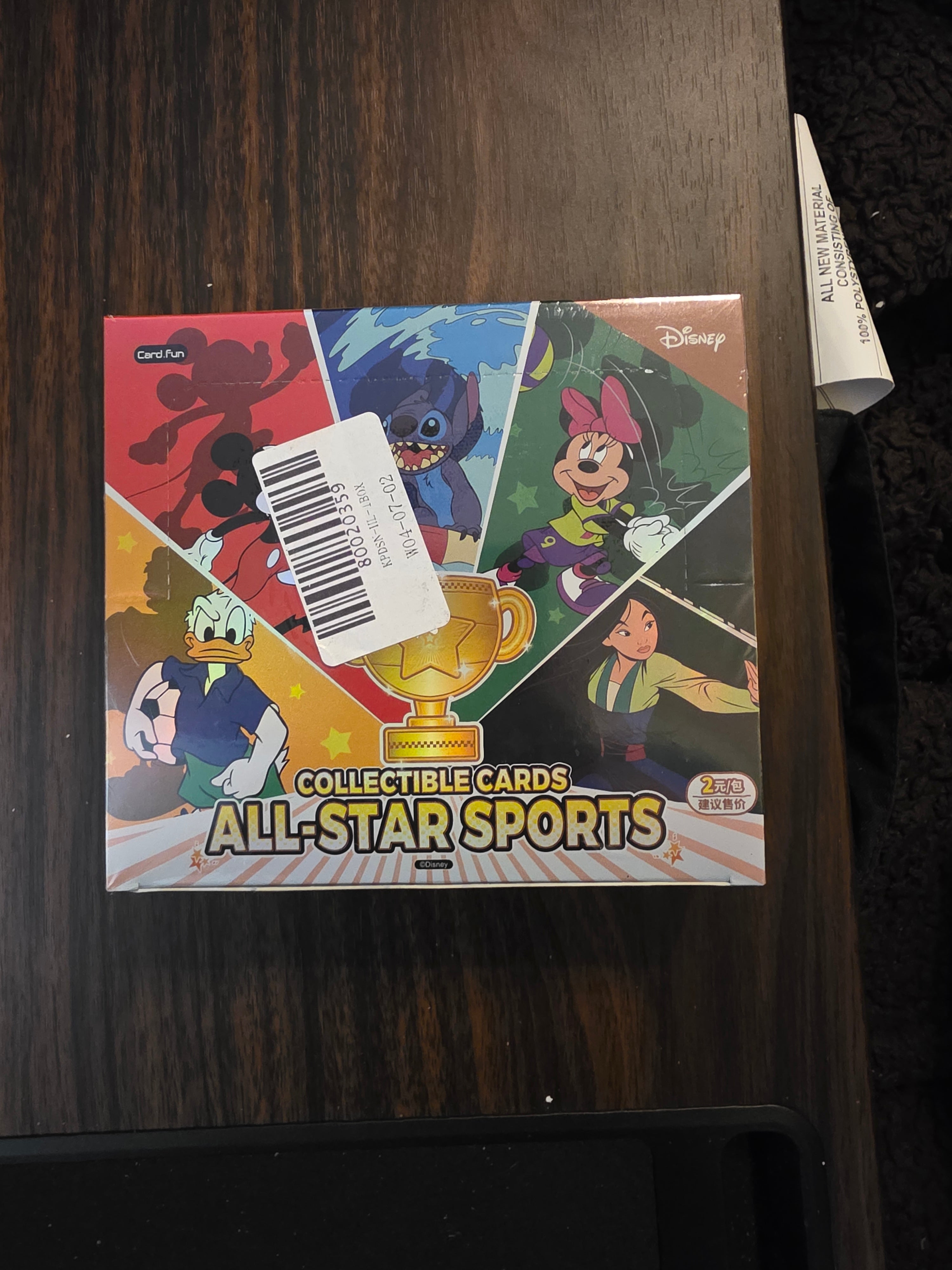 Card.Fun Disney & Pixar All-Star Sports Trading Card Packs