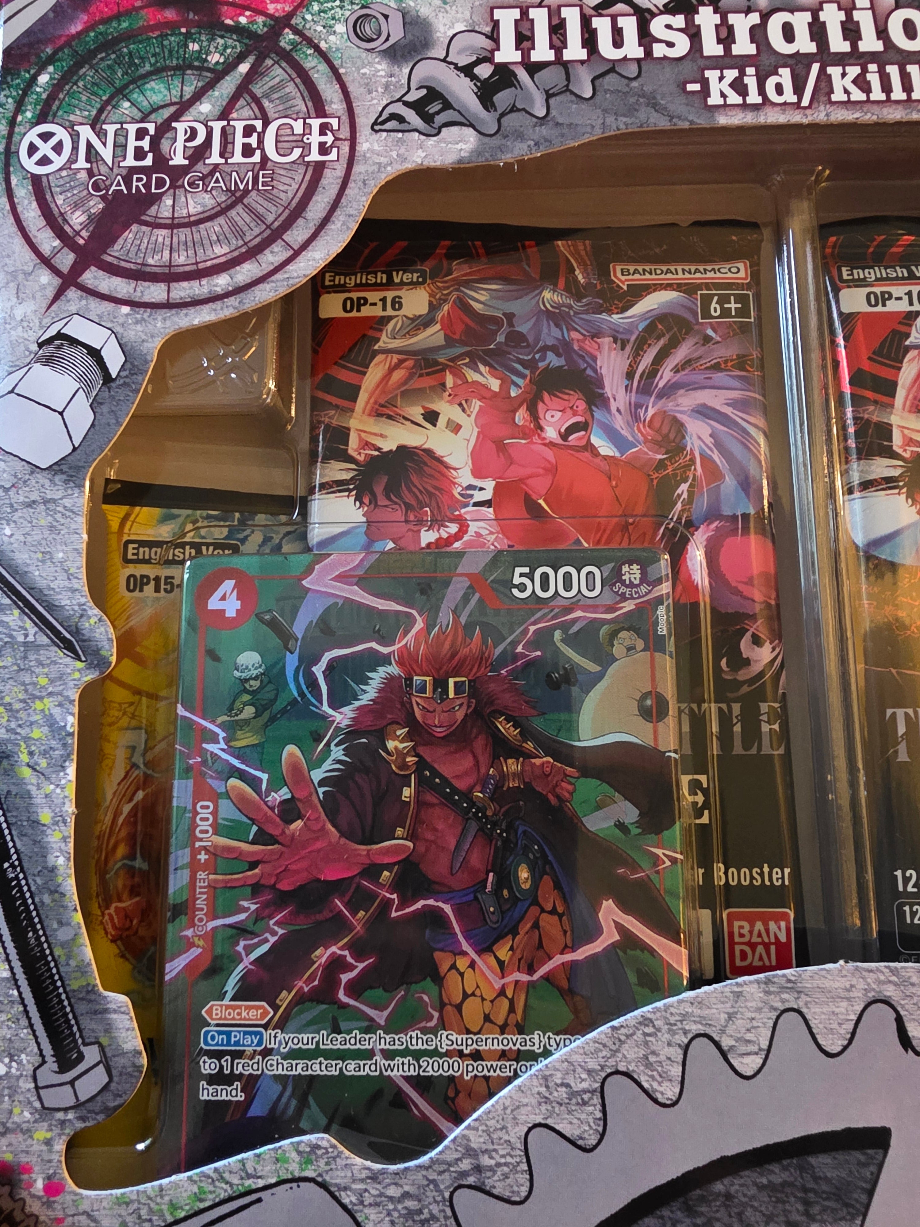 One Piece Card Game Illustration Box – Kid / Killer – English Version